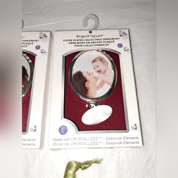 4 silver plated picture frame ornaments - Picture 3 of 7